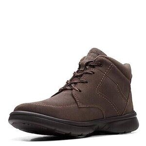 Clarks Men's Bradley Mid Oxford Boot Taupe Suede NEW 7 W Lace Up